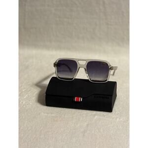 New Carrera Sunglasses - Clear With Golden Color Inlays and Grey Gradient Lenses